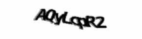 Security check image, please type the characters shown