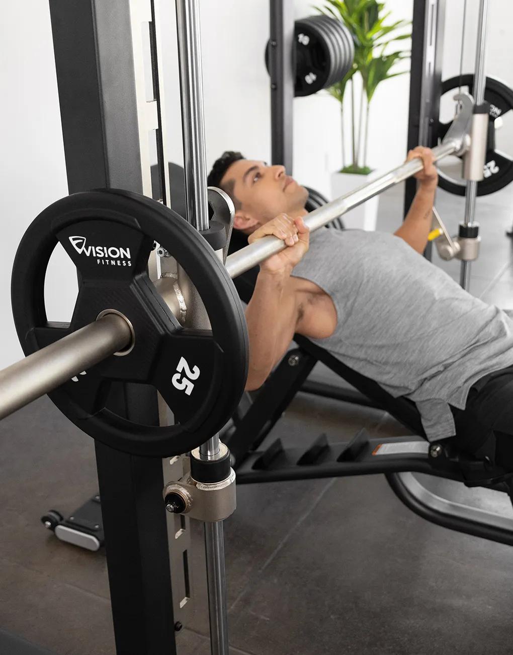 ダンベル•スミスマシン　～ダンベル運動ができるスミスマシン～ スミスマシン | 動く軌道が限定されているため、初心者でも安全