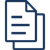 Blue papers icon.