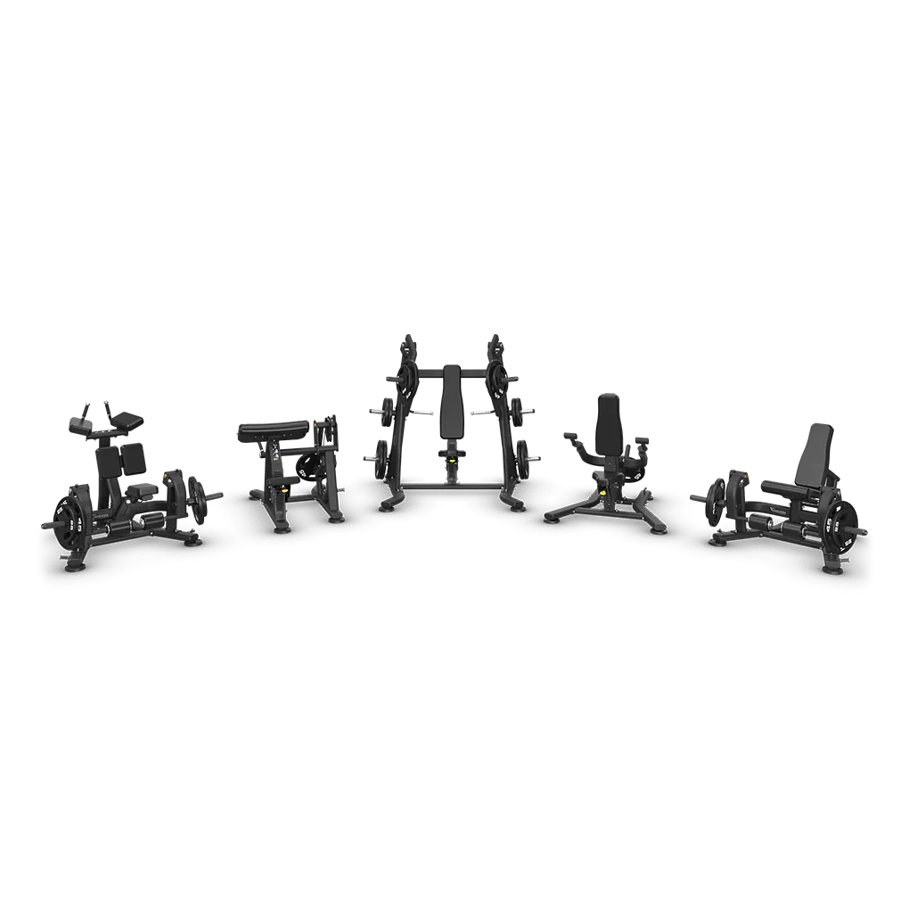 Vision Keystone Plate-loaded product render line-up