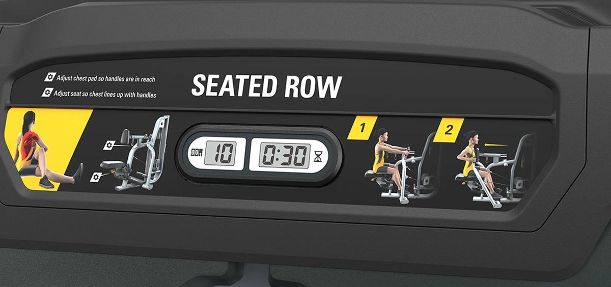 ダイバージングシーテッドロー | シングルステーション | Matrix Fitness