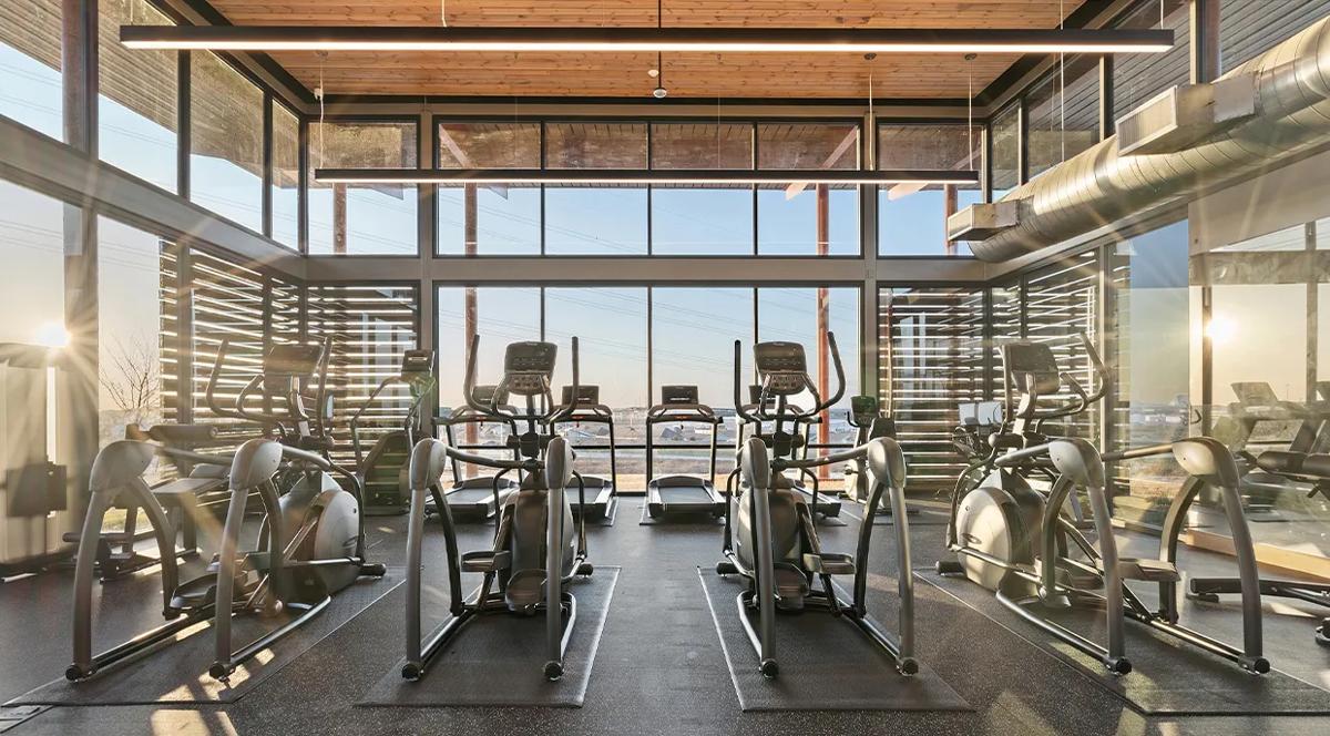 Vision Fitness elipticals and treadmills in a mulitfamily housing facility