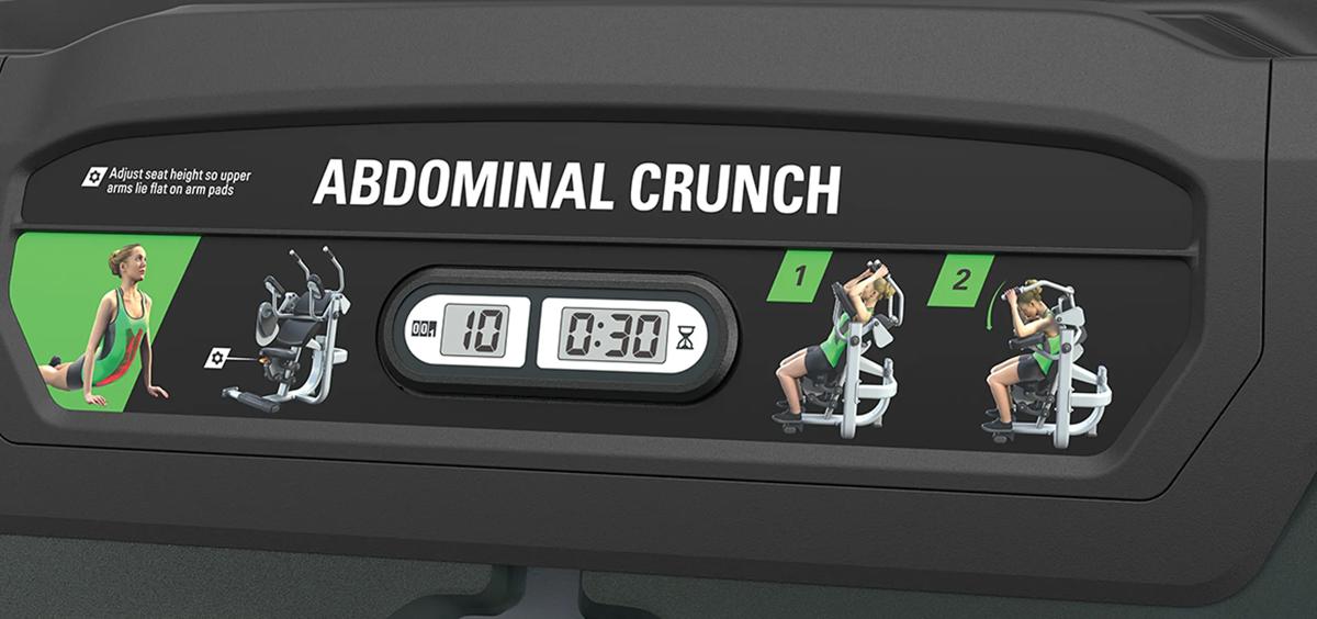 アブドミナルクランチ | シングルステーション | Matrix Fitness