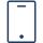 Pictogram van een smartphone.