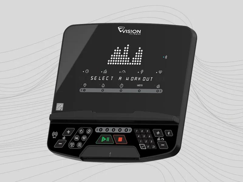 Simplified console on a gray background