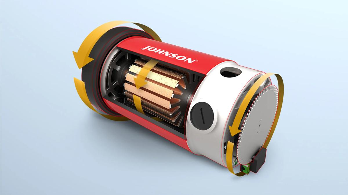 Render of Johnson Drive System
