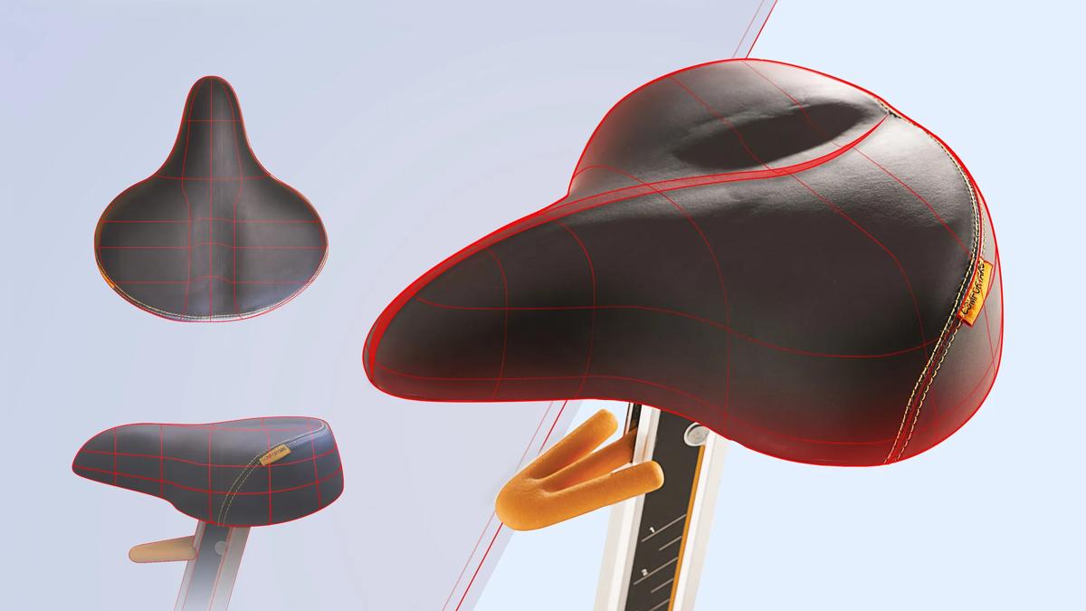 Gros plan de la selle Comfort Arc